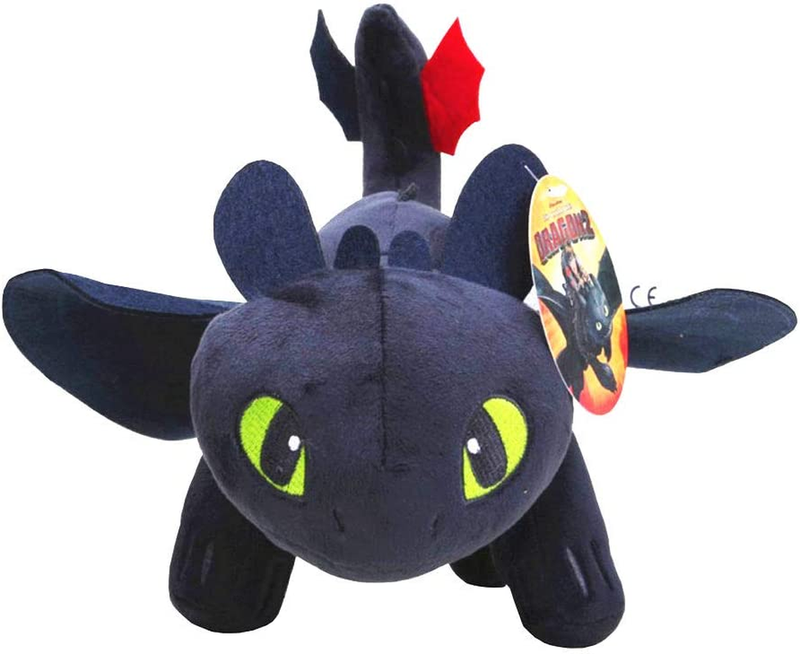 How to Train Your Dragon Toothless Night Fury Stuffed Animal Plush Doll Toy Drag