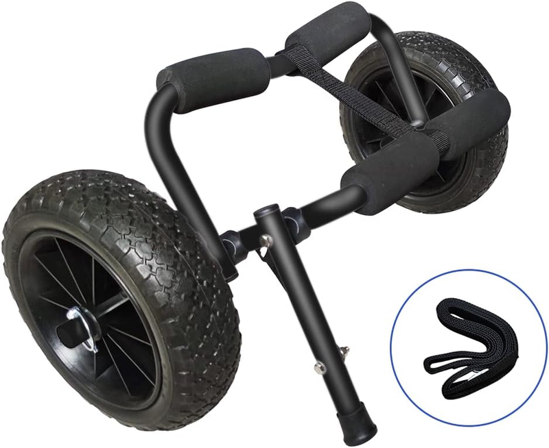 Cart, Sup Canoe Dolly Cart, Aluminum Transport Trolley For Float Mats