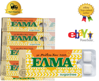 Greek ELMA Sugar Free Mastic Chewing Gum Chios Long Expiration
