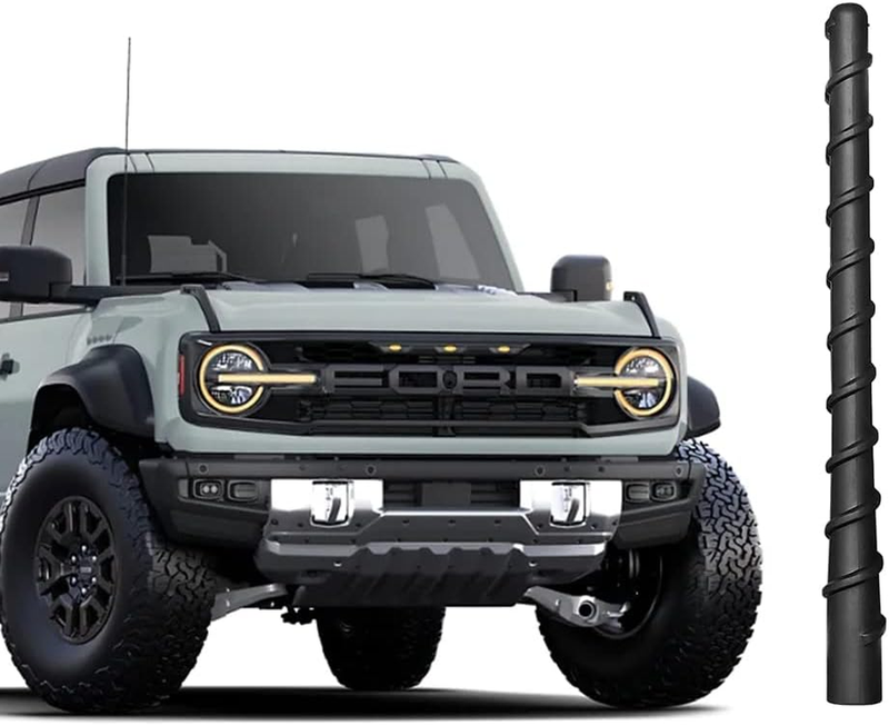 7" Bronco Short Antenna, Compatible with Ford Bronco Full Size and Sport All Mod