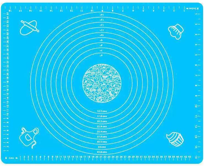 Large Silicone Baking Mat,65X45Cm Pastry Mat with Measurements for Dough Pie Cru