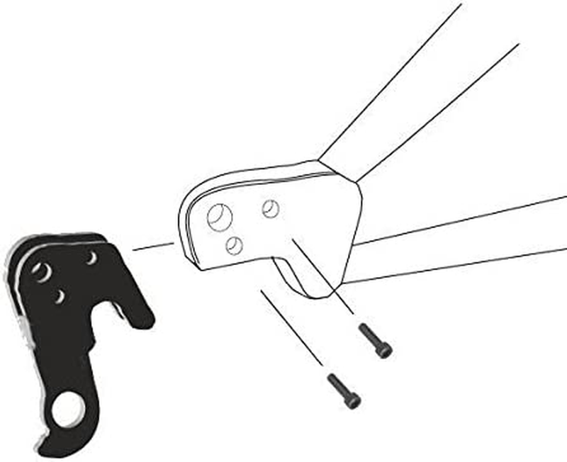 Wheels Manufacturing Dropout-16 Cannondale Derailleur Hanger , Black