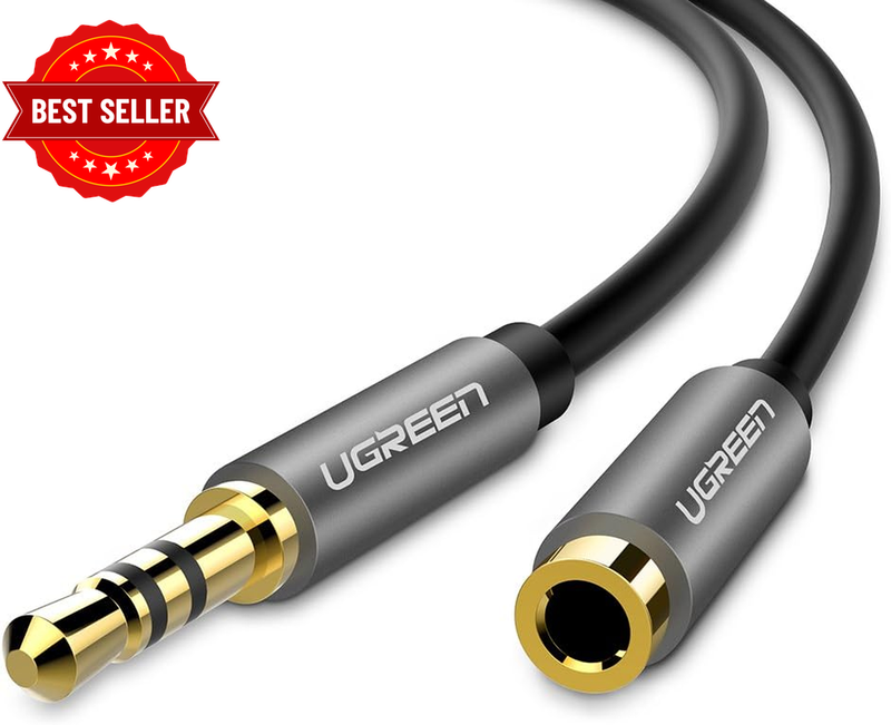 3.5 Mm TRS Headphone Extension Cable, Male to Female, 5 M