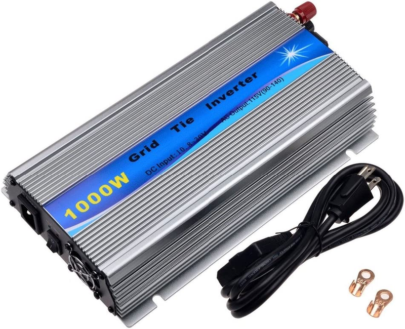 1000W Grid Tie Inverter Stackable MPPT Pure Sine Wave DC30-45V Solar Input AC90-