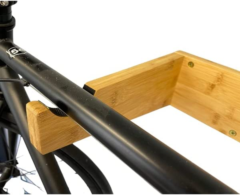 Bike Wall Mount - COR Indoor Bicycle Rack | Bamboo Bike Rack Storage with Remove