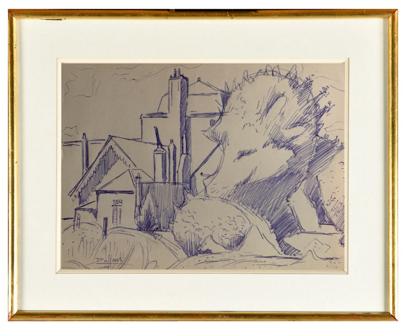 AndrÃ© Duffour (1926-2016) Superbe Vue De Dunkerque Vers 1950 (294)