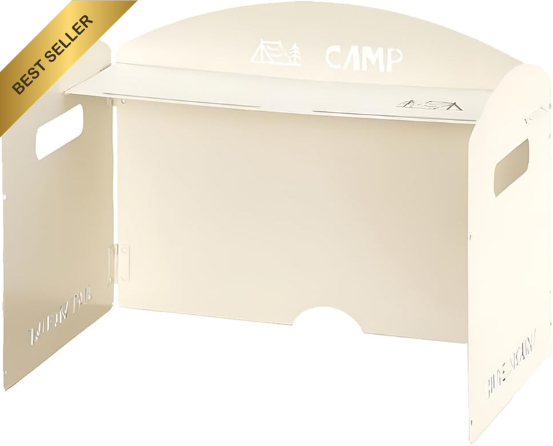 Folding Camp Windscreen Camping Stove Windscreen with Storage Bag Supplies Camp