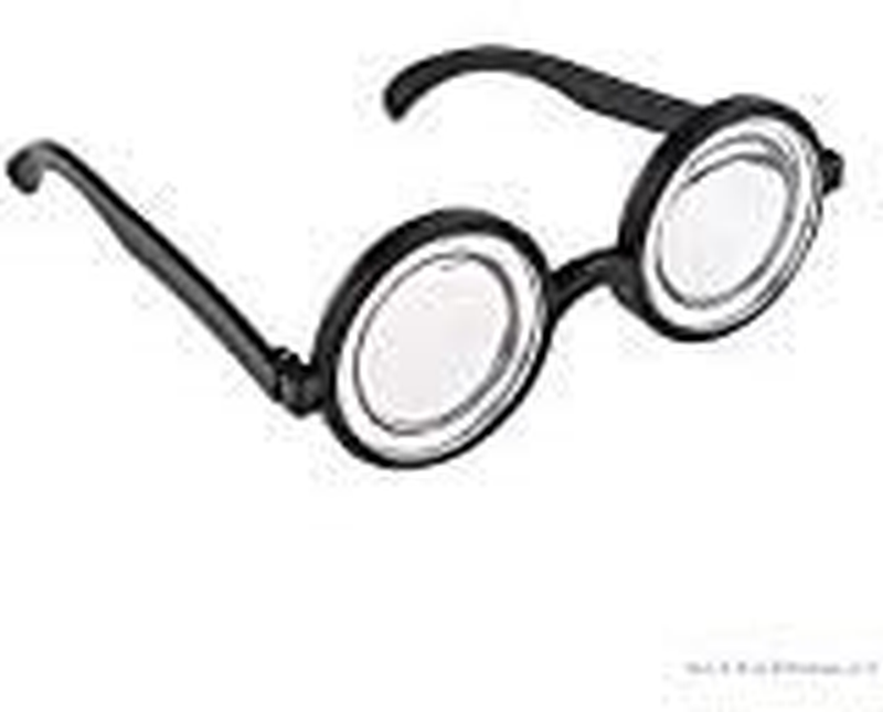 Round Bubbles Glasses Bug Eyes Specs Coke Bottle Costume Goggles