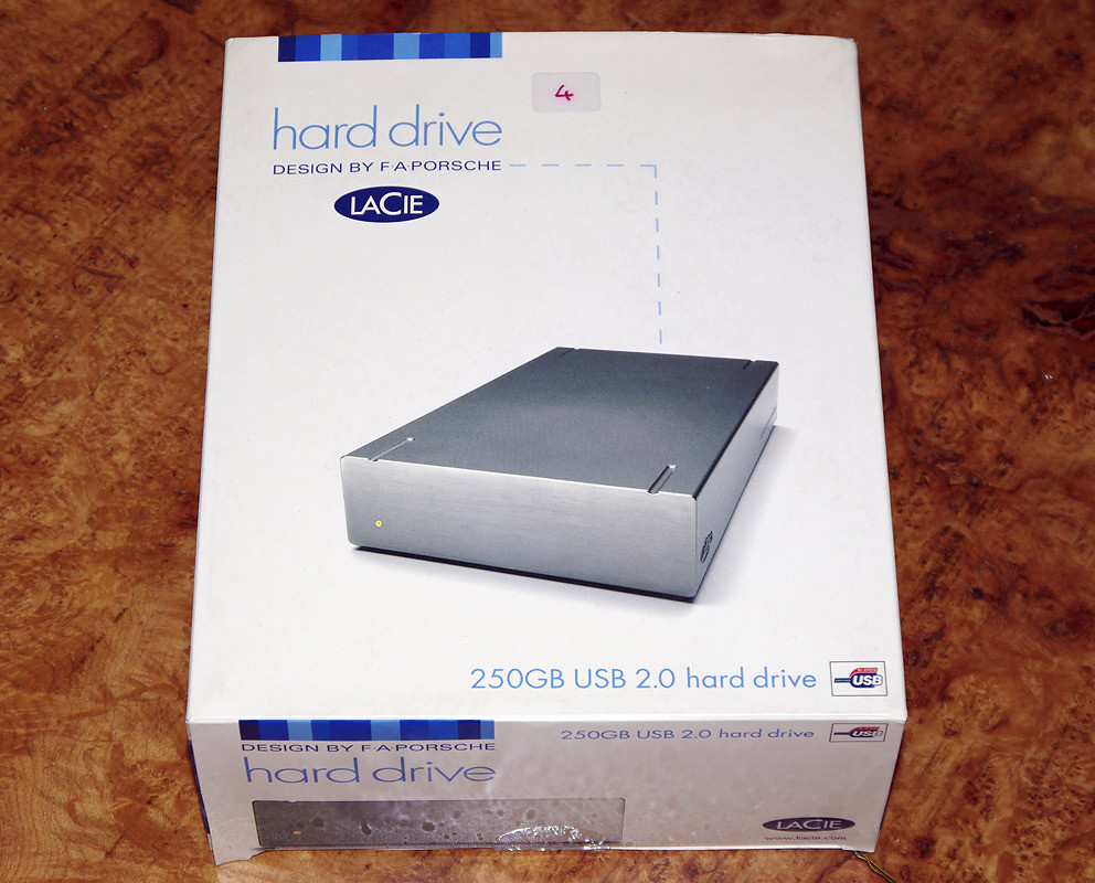 3 X LaCie 0.25TB (250GB) External Hard Drives, Drive, all boxed, all