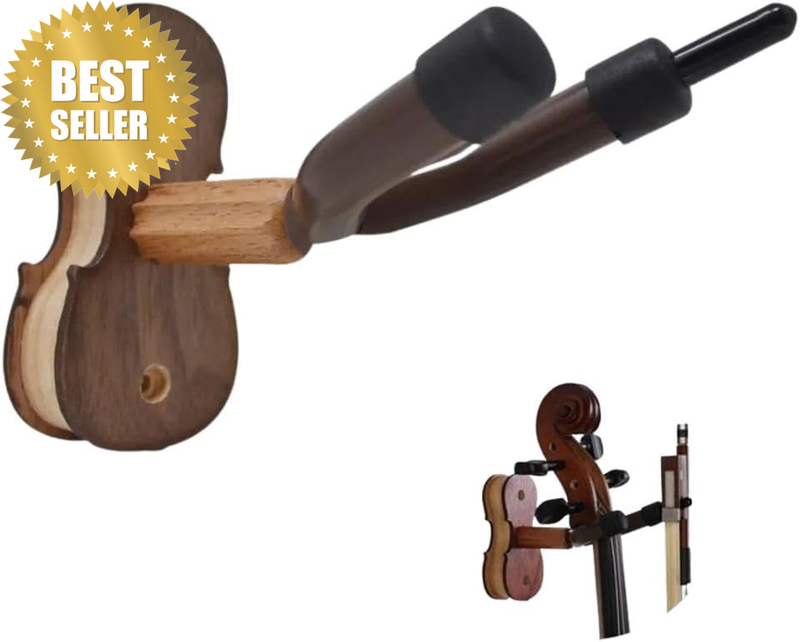 Maro Violin Wall Mount Hanger | Unique Design Guitar Hanger for Storage & Displa