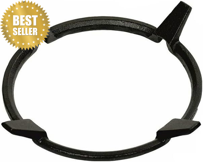 Wok Trivet Universal Cast Iron Gas Stove Support Ring for Cooktop Range - 17.5Cm