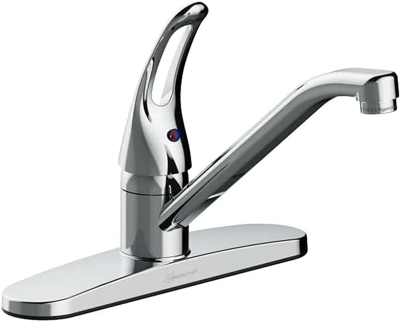 Seasons Anchor Point Single Handle Kitchen Faucet, with Deckplate, 1.8gpm