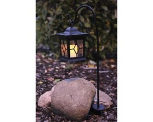 Best Season LED Solar Lampe Hängend | Schwarz, 19x24 Cm, Mit Dämmerungssensor & Austauschbarem Akku