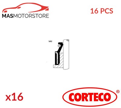 VENTILSCHAFTDICHTUNG SATZ CORTECO 12020308 16PCS I FÜR HONDA CIVIC VI,CIVIC IV