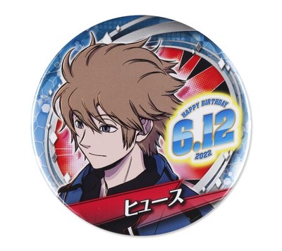 WORLD TRIGGER Hughes Can Badge 2022 Birthday Goods