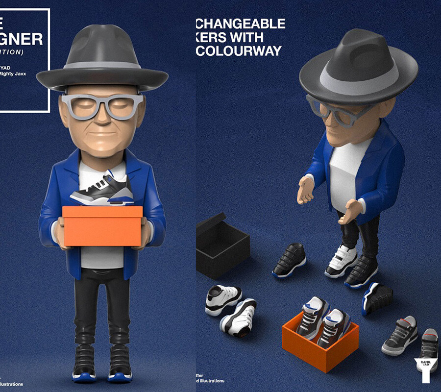 その他 Mighty Jaxx SHOE DESIGNER  EDITION Readystock ! Mighty Jaxx Fashion Shoe Designer Tinker