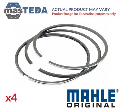 4x MAHLE ORIGINAL ENGINE PISTON RING SET 011 69 N0 A STD NEW OE REPLACEMENT