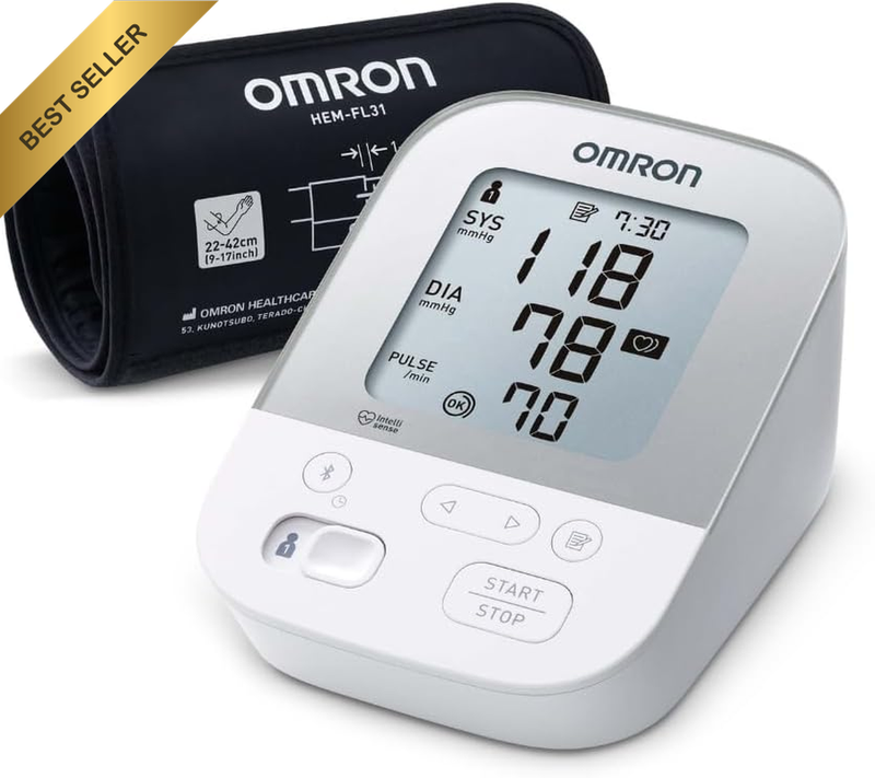 HEM-7155T Upper Arm Blood Pressure Monitor with Bluetooth and App Connectivity