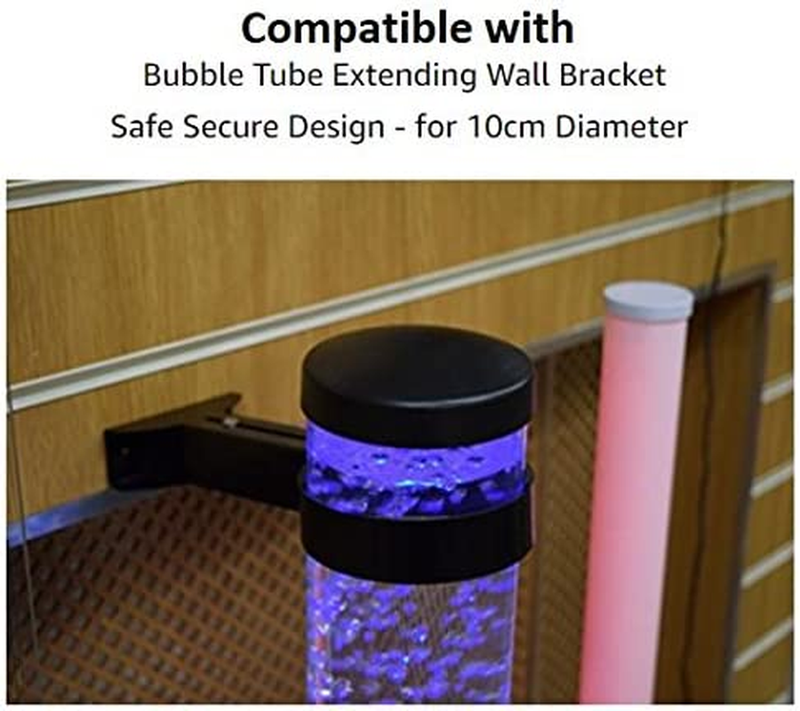 Playlearn Sensory LED Bubble Tube Fake Fish "Tank" Floor Lamp w/ 7 Changing Ligh