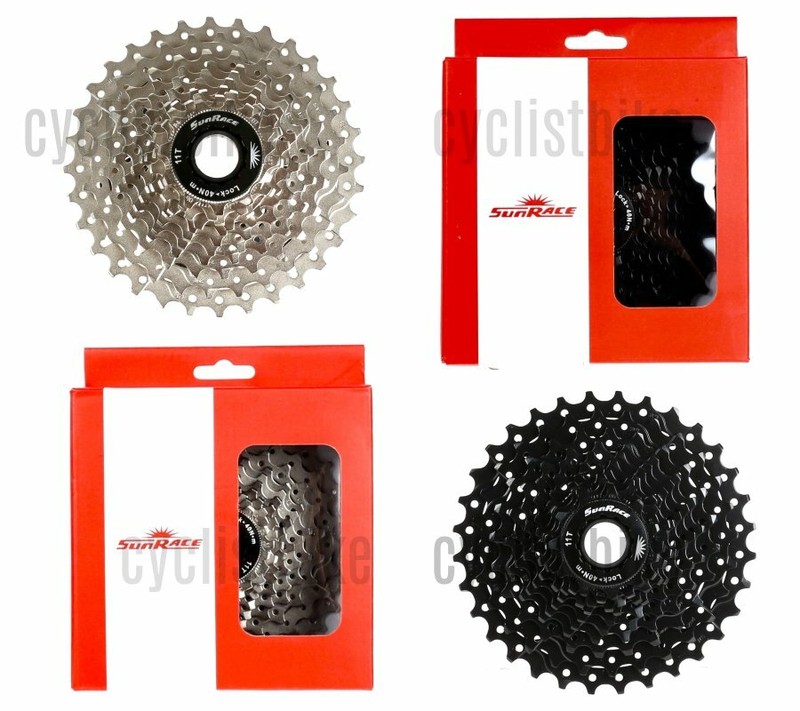 SunRace CSRS3 11-speed Black SIlver Cassette 11/32T Road Bike