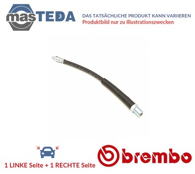 2x BREMBO HINTEN BREMSSCHLAUCH BREMSLEITUNG T 85 016 P NEU OE QUALITÄT