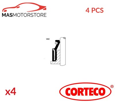 VENTILSCHAFTDICHTUNG SATZ CORTECO 19025696 4PCS P FÜR TOYOTA COROLLA,CAMRY