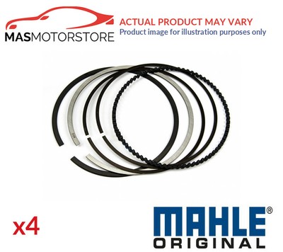 ENGINE PISTON RING SET MAHLE ORIGINAL 011 69 N0 4PCS I STD NEW OE REPLACEMENT