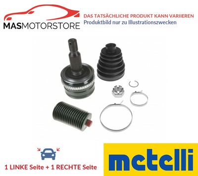 GELENK ANTRIEBSWELLE PAAR WHEEL SIDE METELLI 151236 2PCS G NEU OE QUALITÄT