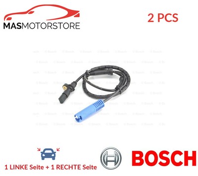 ABS SENSOR DREHZAHLFÜHLER PAAR HINTEN BOSCH 0 986 594 509 2PCS G NEU