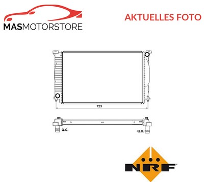 KÜHLER WASSERKÜHLER MOTORKÜHLER NRF 53093 P NEU OE QUALITÄT