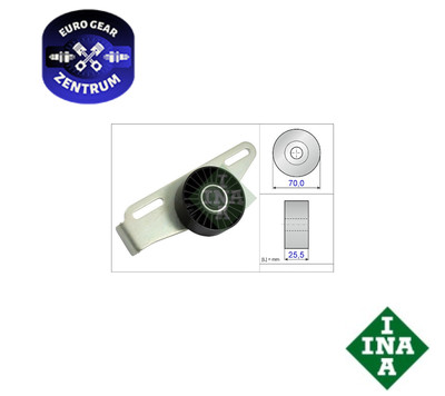 Keilrippenriemen Spannrolle Ina 531 0868 10 für Dacia / Nissan / Renault