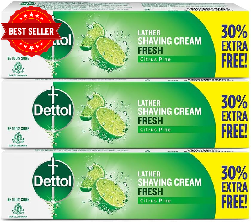 Everyday Protection Fresh Lather Shaving Cream 78Gm (Pack of 3)