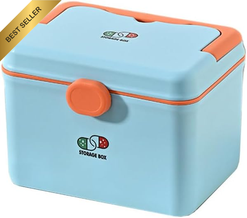 Multifunctional Medicine Box for Home Medical Supplies Storage, Large Capacity M