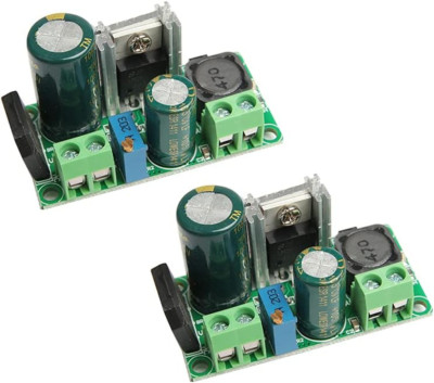 2 Pcs 3.3V 5V 6V 9V 12V 24V Mini AC DC to DC Buck Step down Adjustable Volt Conv