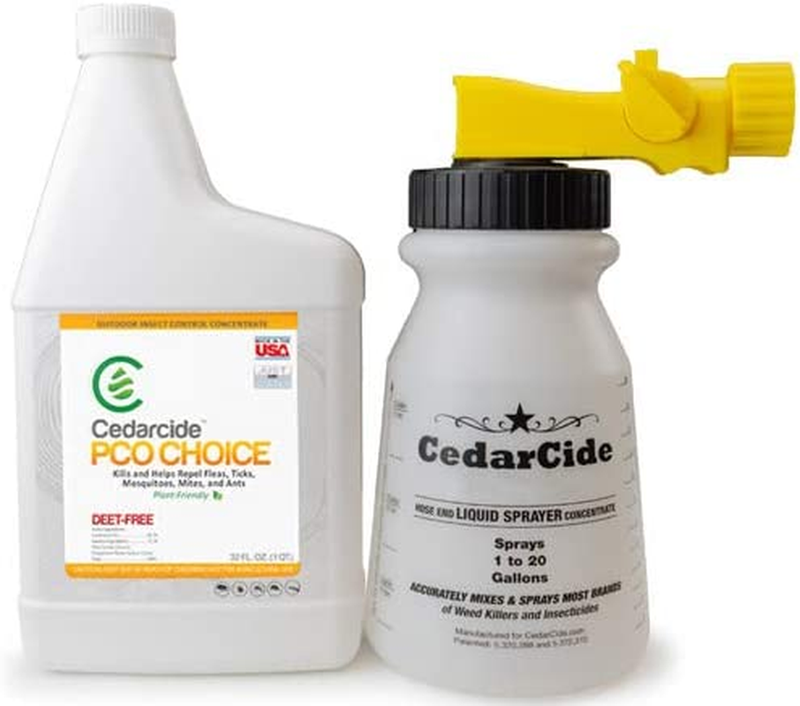 PCO Choice (Quart) Cedar Oil Bug Killing Concentrate Yard Spray | Safe Pest Cont