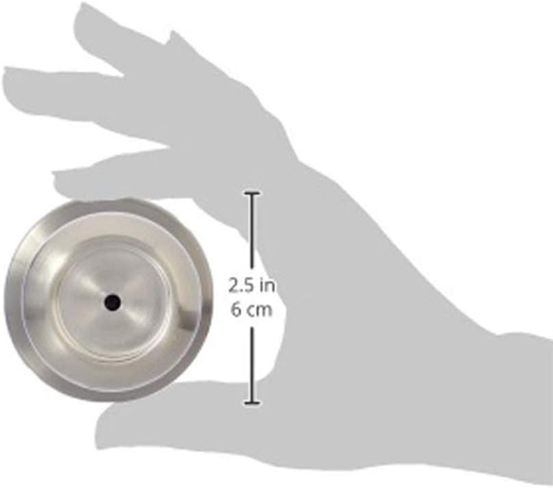 Privacy Door Knob With Lock, Coastal, Satin Nickel