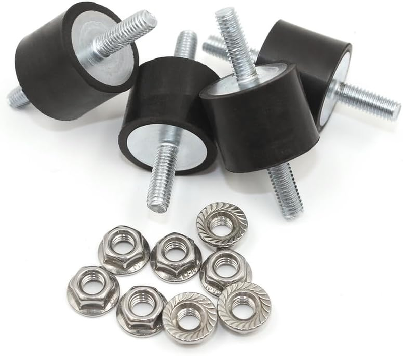 Rubber Vibration Isolator Mount M6X18-25X20Mm for Engine Pump Compressor