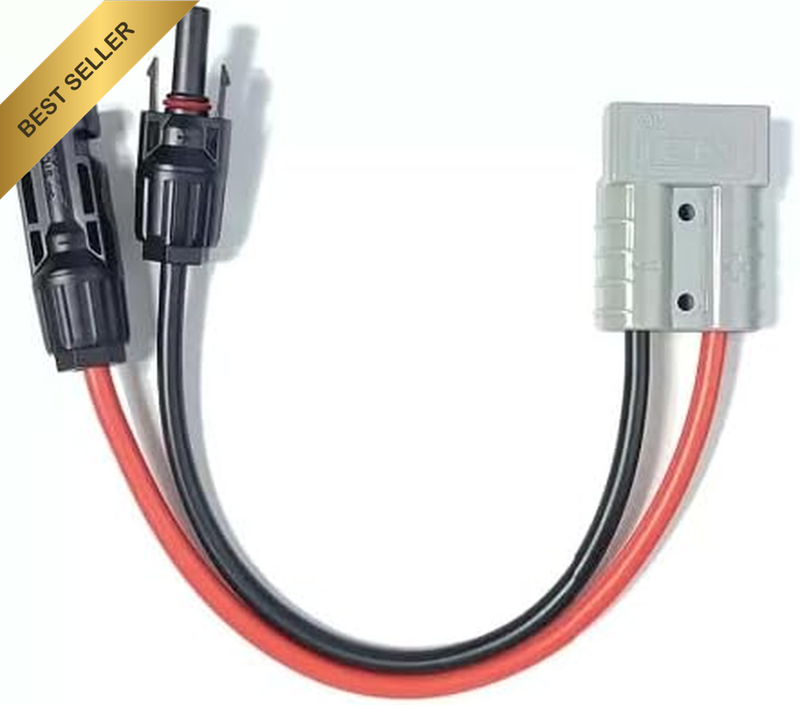 50AMP Anderson Plug to MC4 Solar Panel Cable Adapter Connector – 30Cm 10AWG Heav
