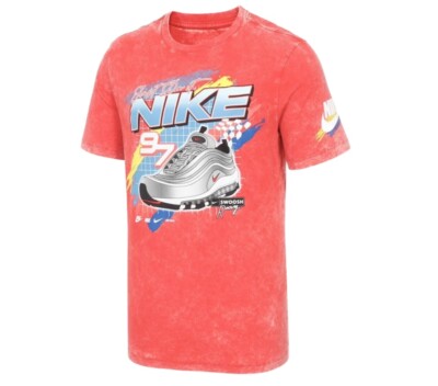 Nike Tie Dye Air Max 97 Racing T-Shirt Men Multiple Sizes DR8000-657 Red NEW