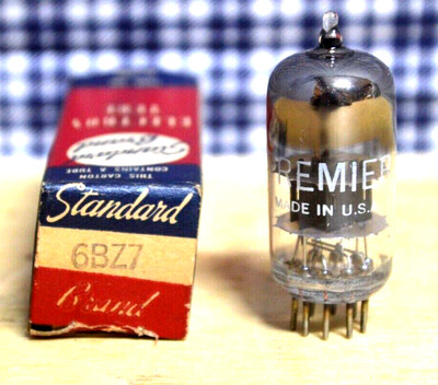 VINTAGE TUNG-SOL STANDARD BRAND ELECTRON TUBE 6BZ7 SEE DESCRIPTION