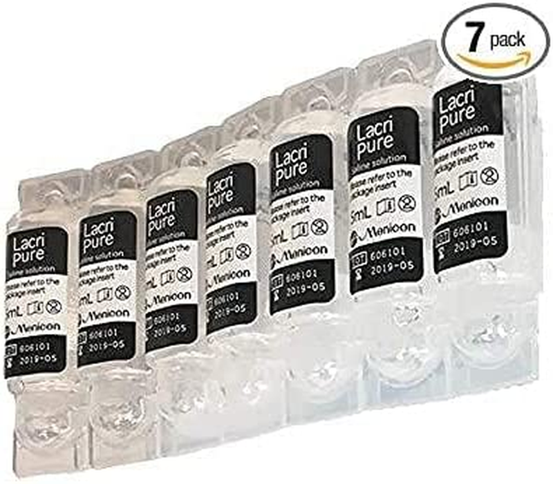 Lacripure Rinsing & Insertion Saline 7 Vials