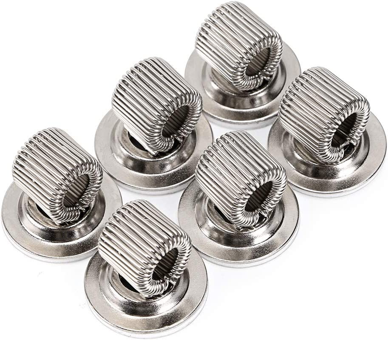 6 Pack  Stainless Steel Pen Holder Clips- Self Adhesive Pen Pencil Holder Pen Cl