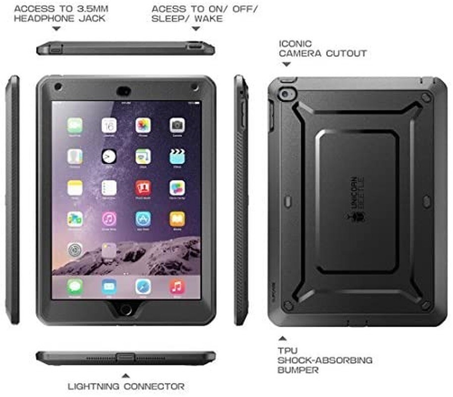 For Apple iPad Air 2 (2nd Gen) SUPCASE Full-Body Case