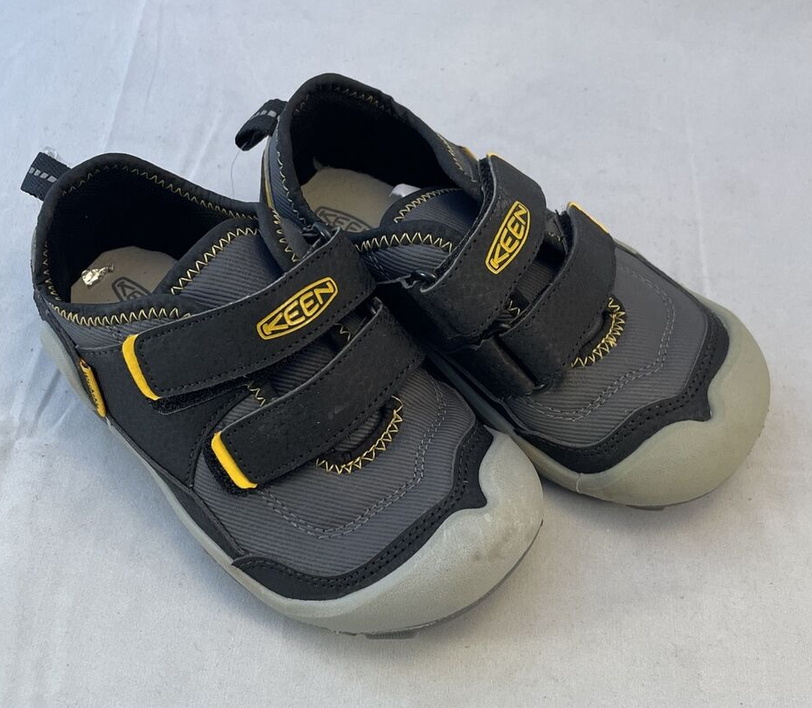 Shoes Washable Little Kids Size 10 Black Gray Yellow