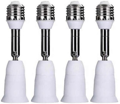 4 Pack E26/E27 Light Socket Extender 4.5 Inch Light Socket Position ExtensionÂ 