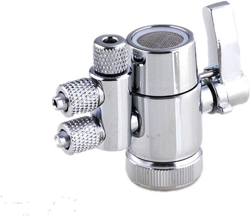 Puresec 2 Way Kitchen Faucet Diverter Valve/Splitter with Female M22(&asymp;22Mm) Thre