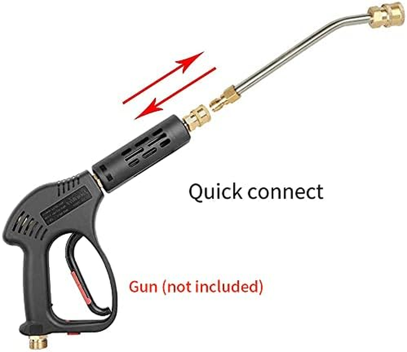 Pressure Washer Gutter Cleaner Attachment, 7 Inch Power Washer Extension Wand