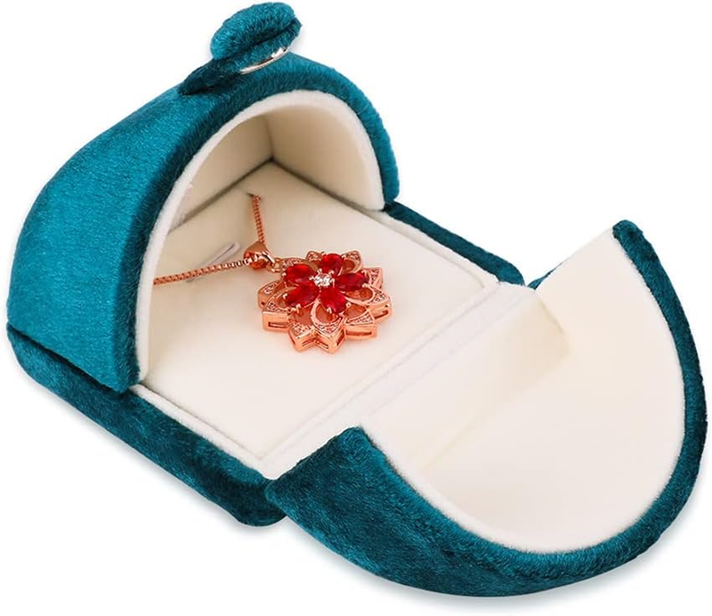 Jewelry Gift Box Couple Engagement Ring Earring Jewelry Displ