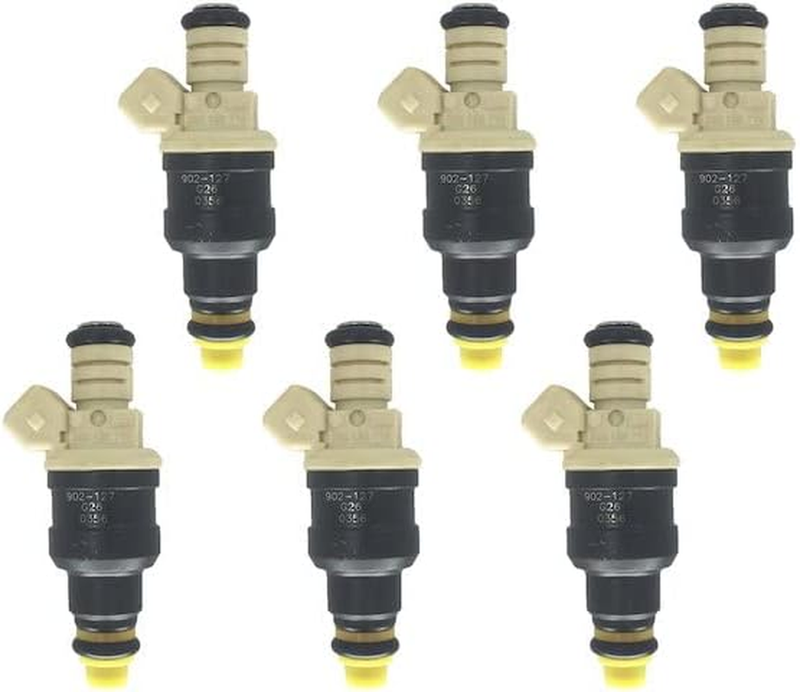 6 Piece Fuel Injector Kit Compatible with 1986-1994 Ford Ranger 2.9L 3.0L V6