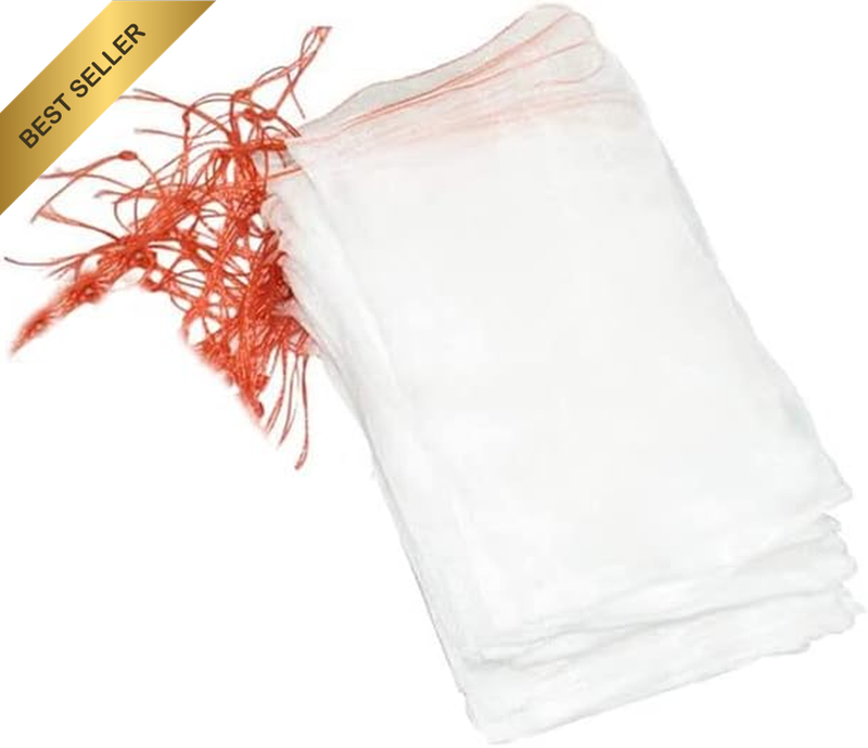 30PCS 35 * 15CM Fruit Net Bags Agriculture Garden Vegetable Protection Mesh Inse